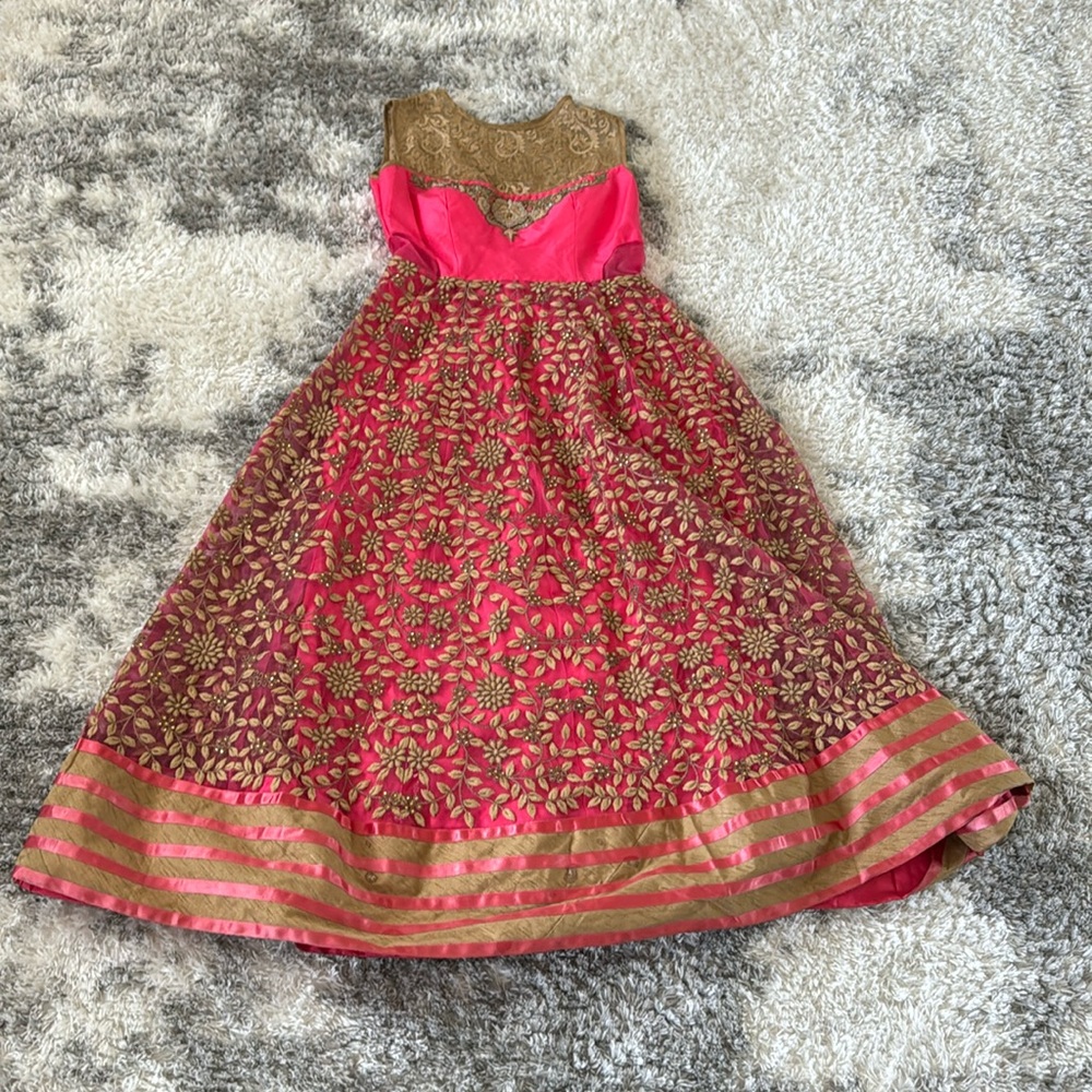 Indian Outfit - Pink & Gold